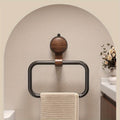 Aluminum Towel Holder - Elegant Rectangular Design for Bathroom – view 3
