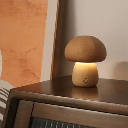 Mushroom Night Lamp – Touch Control LED for Kids and Cozy Spaces - view 6