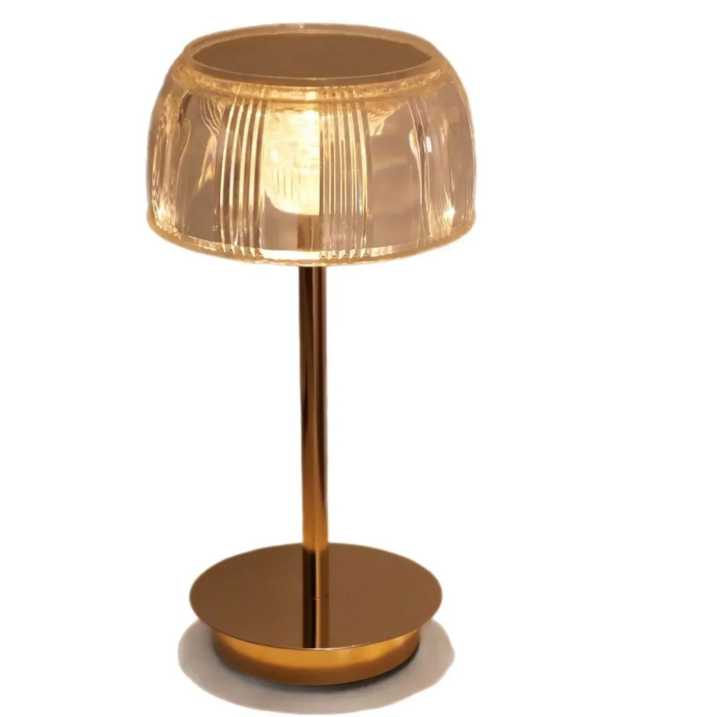 Rechargeable Dimmable Table Lamp – Gold, for Bedroom or Living Room - view 5