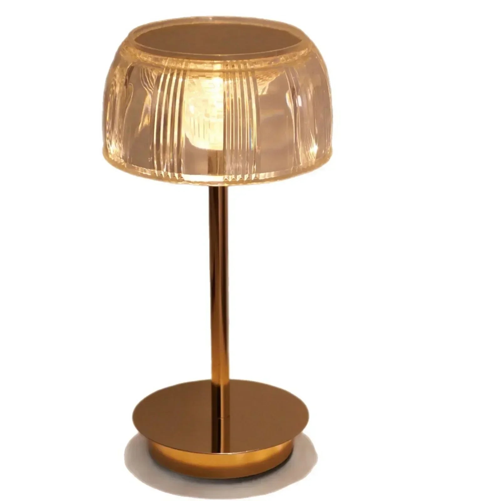 Rechargeable Dimmable Table Lamp – Gold, for Bedroom or Living Room - view 5