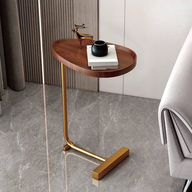 C-Shaped Side Table - Slim, Mobile Design for Sofa or Bedroom - view 3