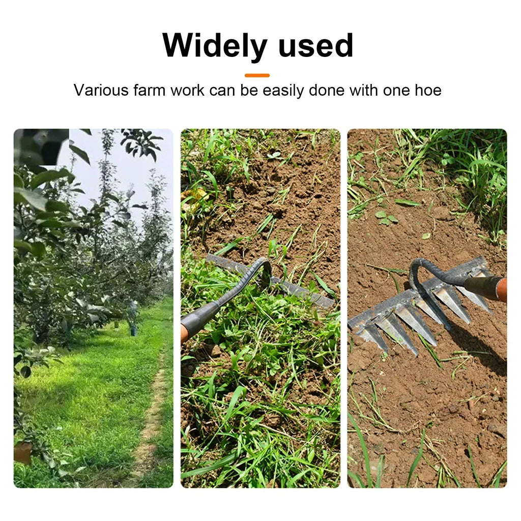 Stainless Steel Weed Remover with Ergonomic Handle for Easy Gardening – view 7