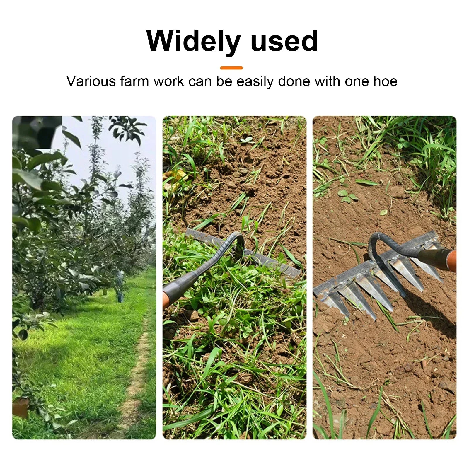 Stainless Steel Weed Remover with Ergonomic Handle for Easy Gardening – view 7