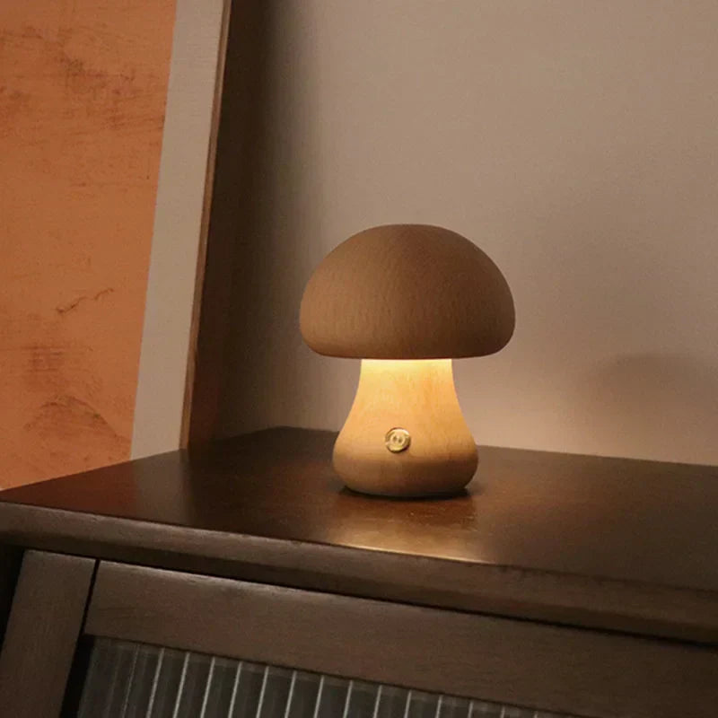 Mushroom Night Lamp – Touch Control LED for Kids and Cozy Spaces - view 8