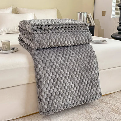 Check Pattern Throw Blanket – Warm and Cozy for Sofa or Bed - view 8