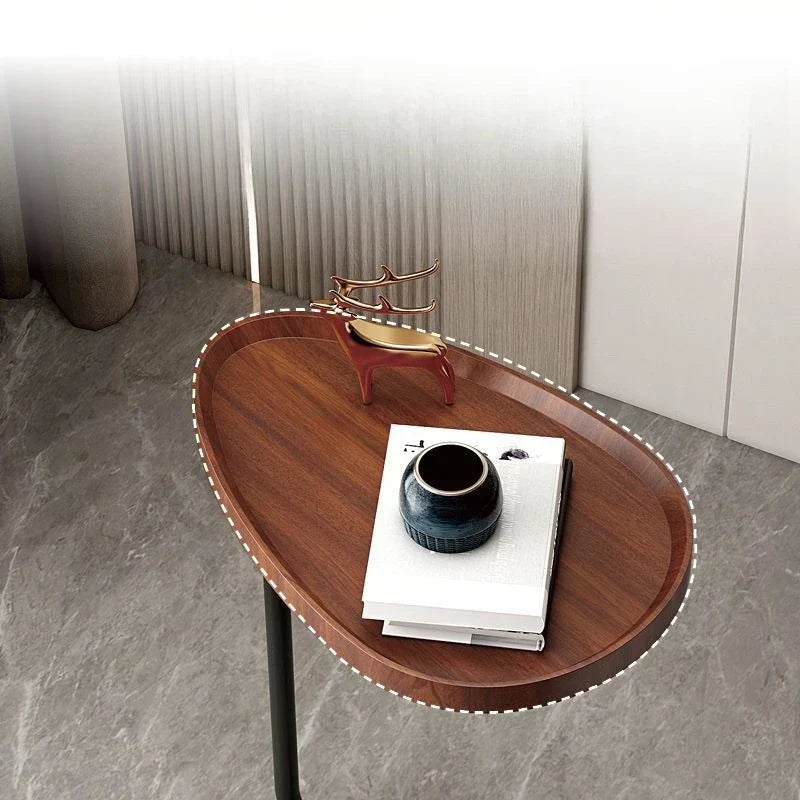C-Shaped Side Table - Slim, Mobile Design for Sofa or Bedroom - view 4
