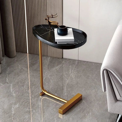 C-Shaped Side Table - Slim, Mobile Design for Sofa or Bedroom - view 10