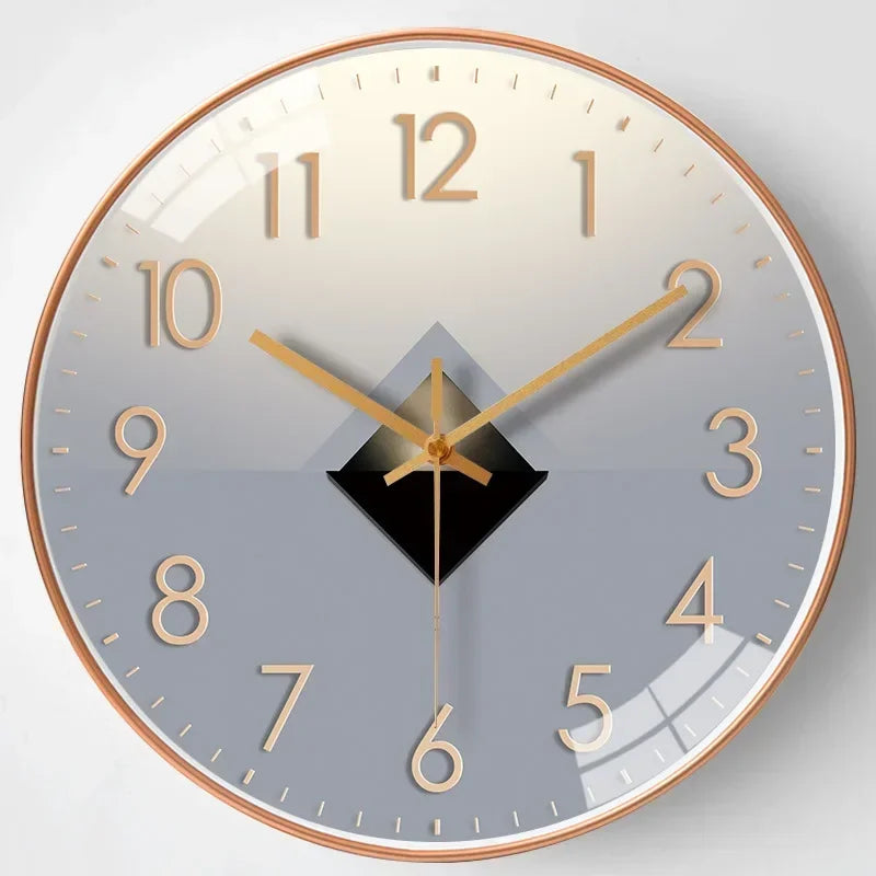 Classic Black and White Wall Clock – Silent Decor for Living Room or Bedroom – view 7