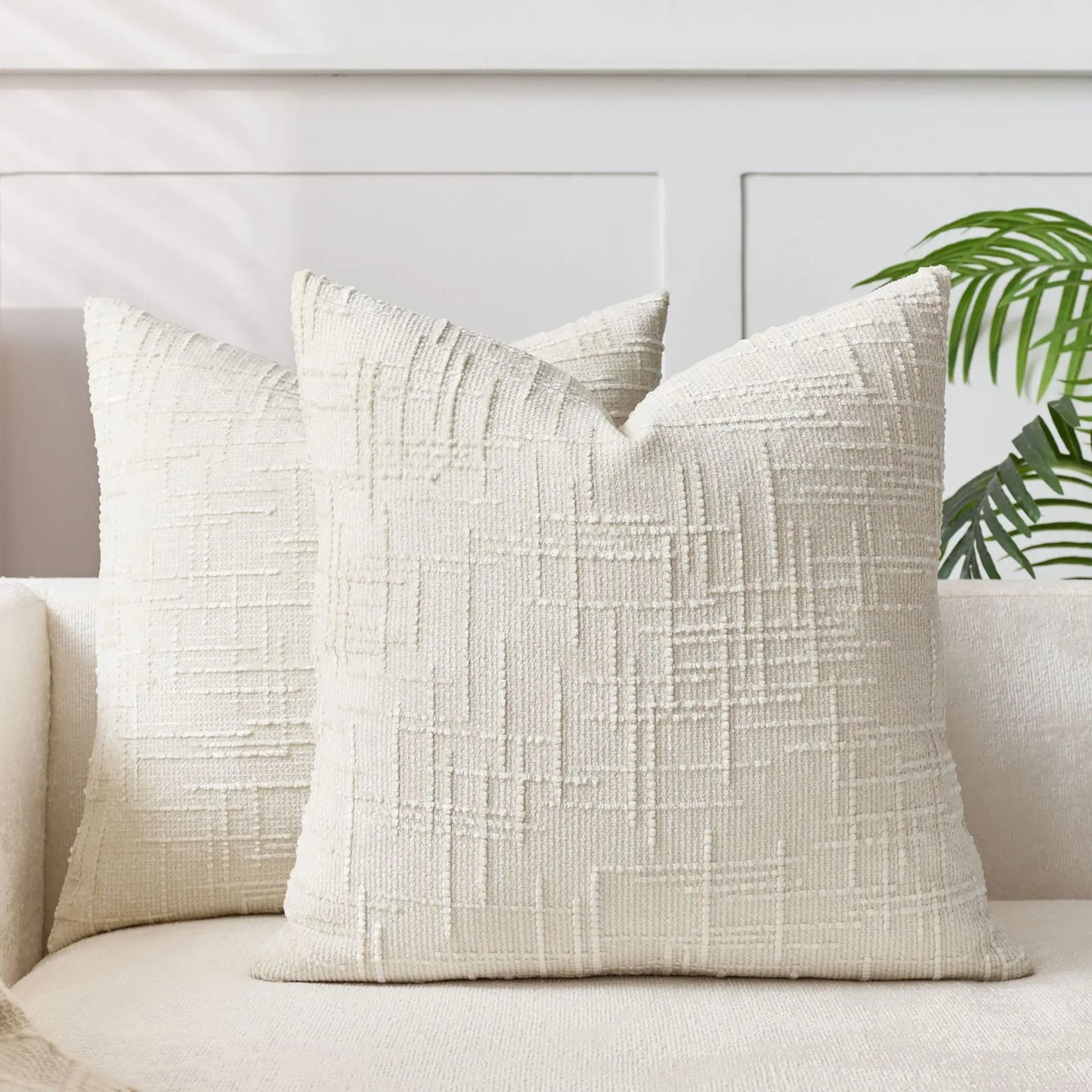Beige Cushion Cover - Elegant Design for Sofa or Bedroom - view 6