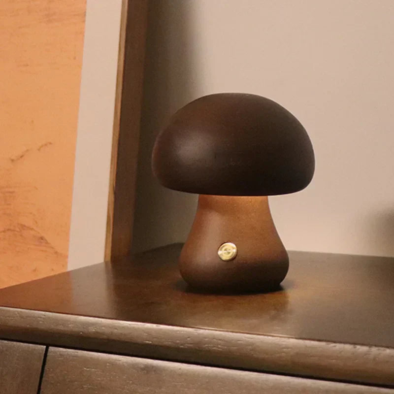 Mushroom Night Lamp – Touch Control LED for Kids and Cozy Spaces - view 9