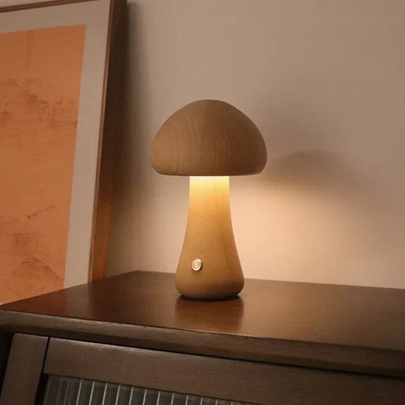Mushroom Night Lamp – Touch Control LED for Kids and Cozy Spaces - view 12