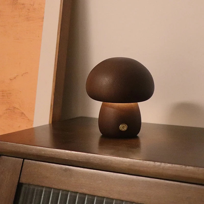 Mushroom Night Lamp – Touch Control LED for Kids and Cozy Spaces - view 7