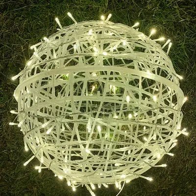LED Woven-Pattern Ball Lights – Indoor and Outdoor Decorative Lighting - view 6