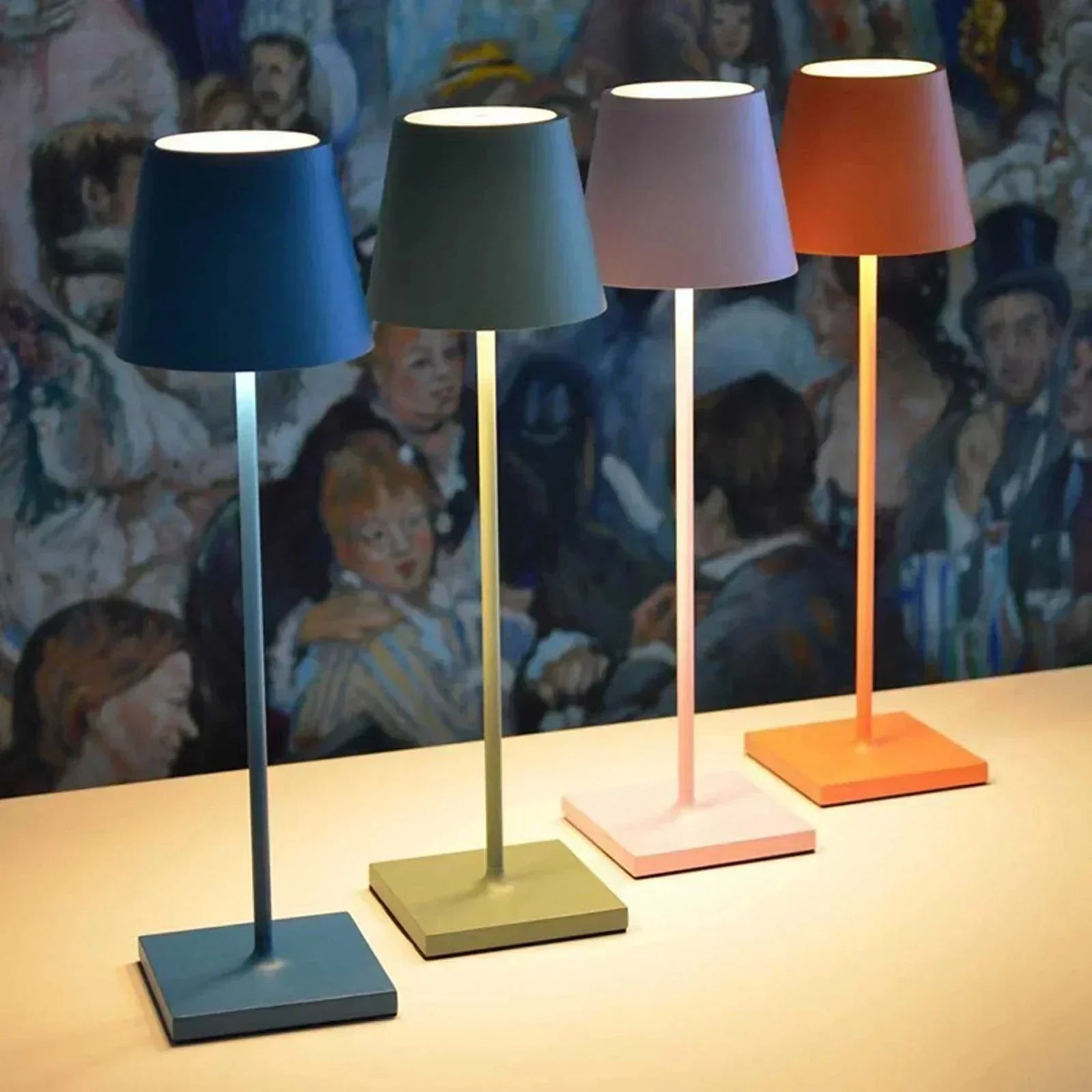 Wireless LED Table Lamp – Modern Design in Multiple Colors - view 10