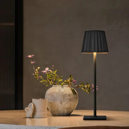 Rechargeable Antique-Style Table Lamp with Dimmable LED - view 6