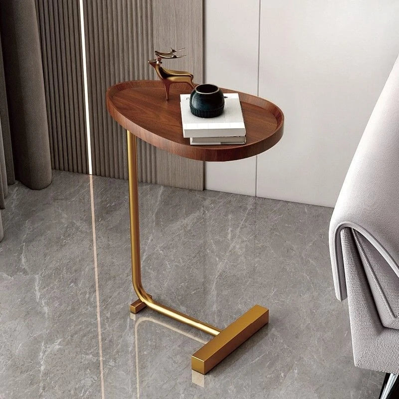 C-Shaped Side Table - Slim, Mobile Design for Sofa or Bedroom - view 9