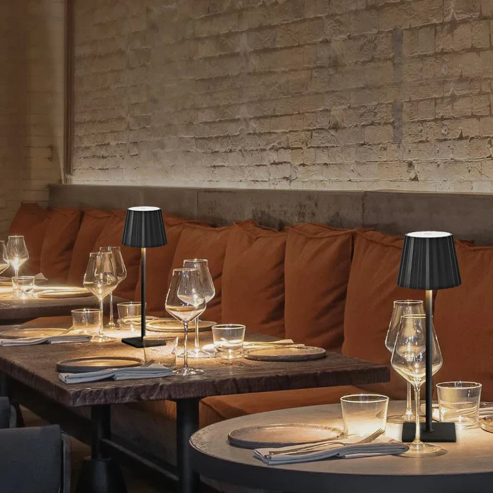 Rechargeable Antique-Style Table Lamp with Dimmable LED - view 8