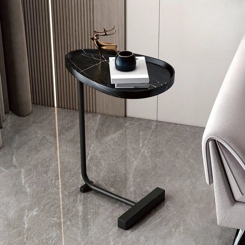 C-Shaped Side Table - Slim, Mobile Design for Sofa or Bedroom - view 7