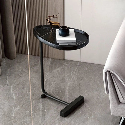 C-Shaped Side Table - Slim, Mobile Design for Sofa or Bedroom - view 7
