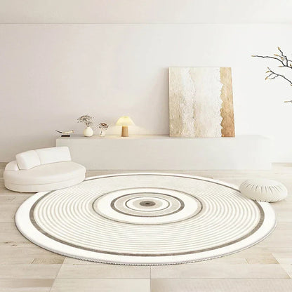 Soft Round Rug - Minimalist Design for Living Room or Bedroom - view 10