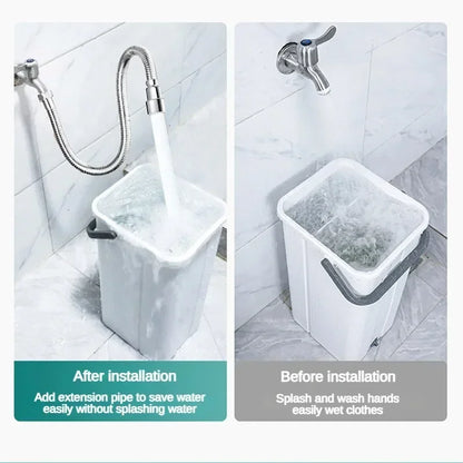 Flexible Kitchen Faucet Extender with Adjustable Spray Nozzle - view 7