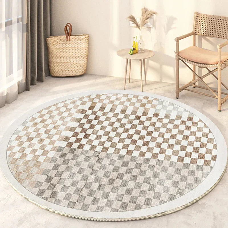Soft Round Rug - Minimalist Design for Living Room or Bedroom - view 5