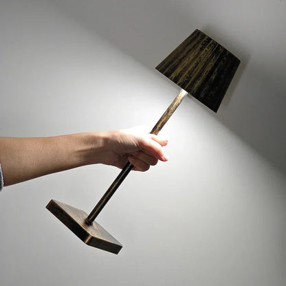 Rechargeable Antique-Style Table Lamp with Dimmable LED - view 10