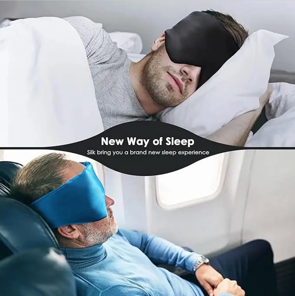 Mulberry Silk Eye Mask – Full Light Blocking for Relaxation & Travel – view 7