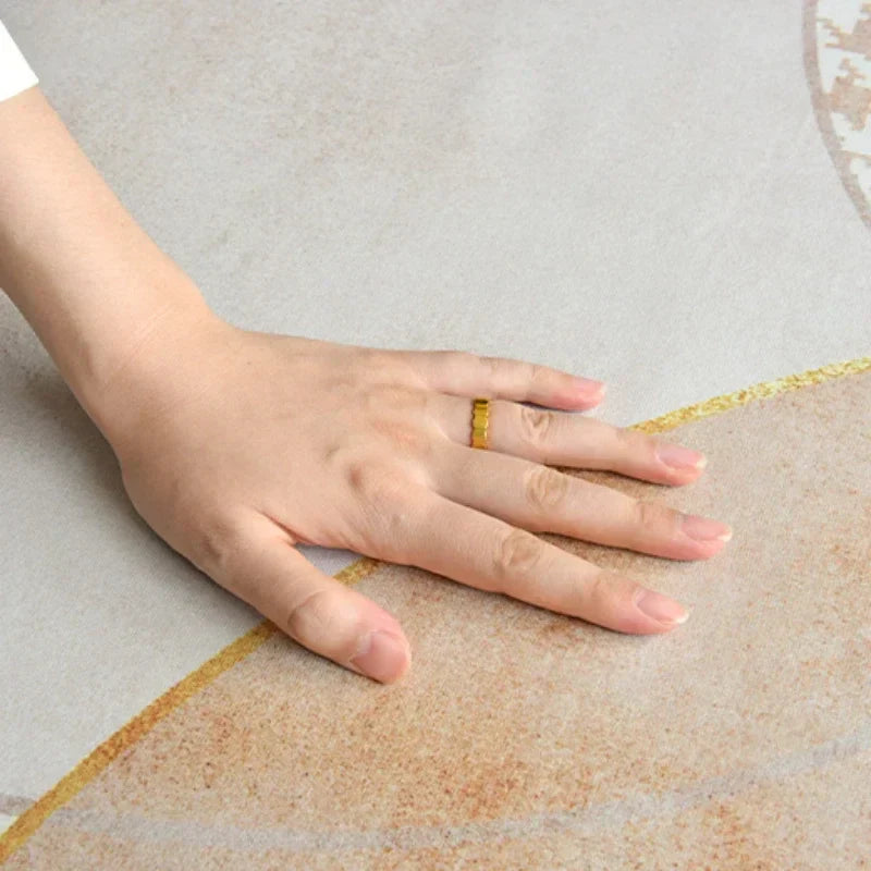 Soft Round Rug - Minimalist Design for Living Room or Bedroom - view 15