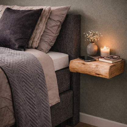 Compact Wall Shelf – Modern Floating Design for Bedroom or Guest Room - view 3