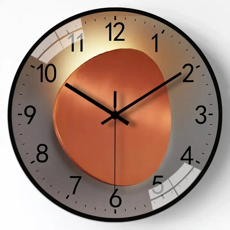 Classic Black and White Wall Clock – Silent Decor for Living Room or Bedroom – view 10