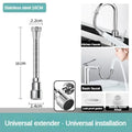 Stainless Steel Adjustable Kitchen Sink Extender for Easy Rinsing – view 13