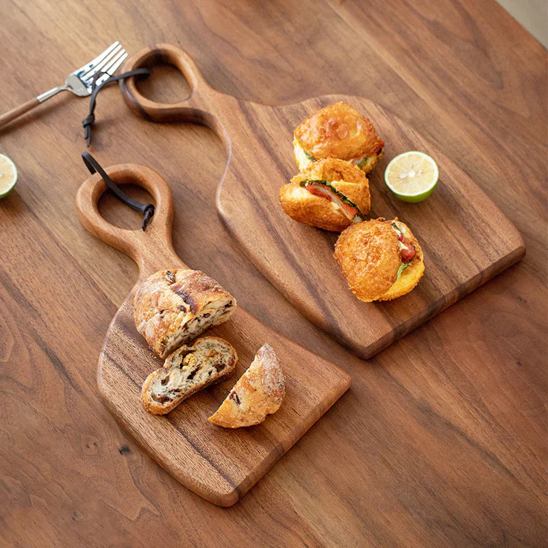 Double-Sided Cutting and Serving Board with Handle - view 4
