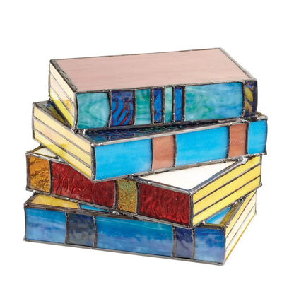 Handmade Night Light – Colorful Open Book Design for Bedroom - view 3