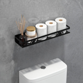 Cast Iron Black Shelf – Modern Bathroom Storage Solution – view 7
