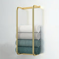 Brushed Stainless Steel Towel Holder – Modern Bathroom Accessory – view 5