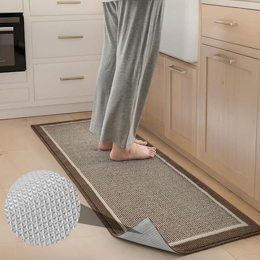 Textured Kitchen Mat with Non-Slip Backing for Home Use - view 2