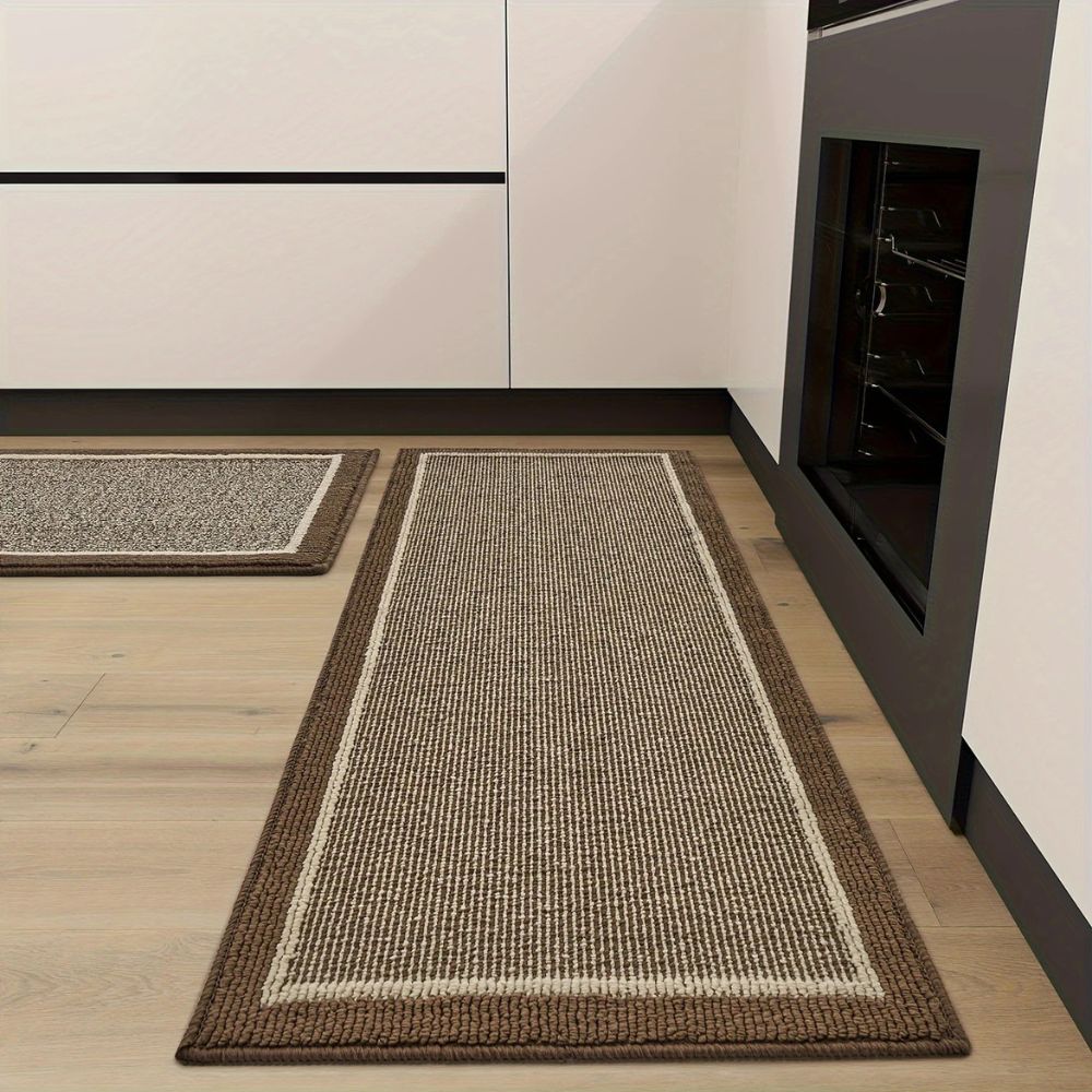 Textured Kitchen Mat with Non-Slip Backing for Home Use - view 3