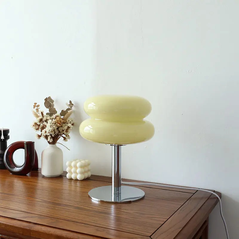 Cordless Dimmable Table Lamp in White, Bauhaus Style - view 5