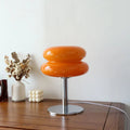 Bauhaus Table Lamp – White, Minimalist Design with Dimmable LED for Stylish Lighting in the Living Room or Bedroom