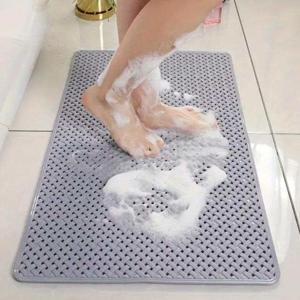 GripMaster Non-Slip White Bath Mat for Easy Maintenance - view 4