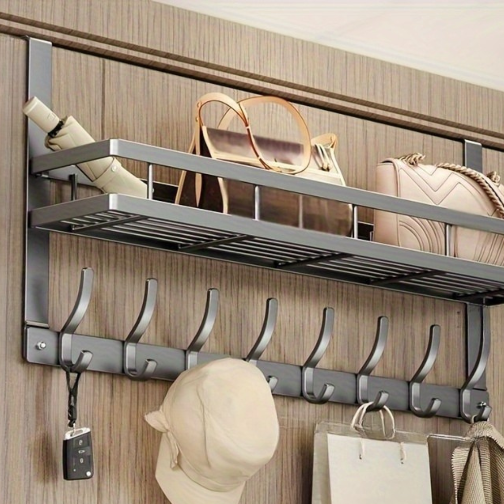 Over-Door Storage Rack – No-Drill Design for Bedroom or Bathroom - view 7