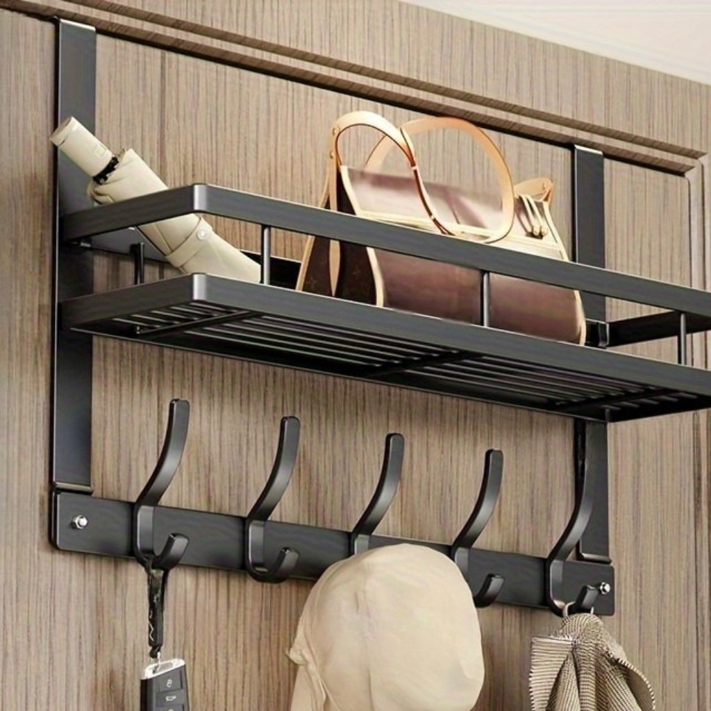 Over-Door Storage Rack – No-Drill Design for Bedroom or Bathroom - view 8