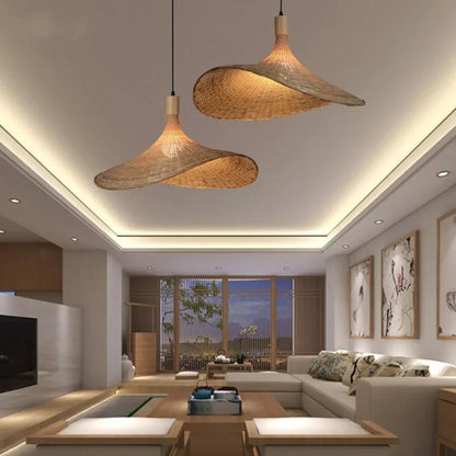 Bohemian Pendant Lamp – Woven Design for Dining and Living Rooms - view 2