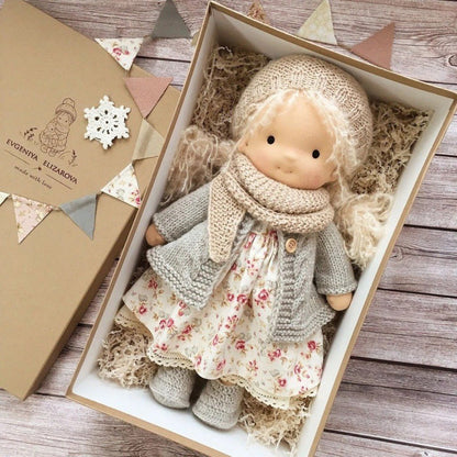 Handmade Waldorf Doll for Creative Play, Ages 3+ - view 10