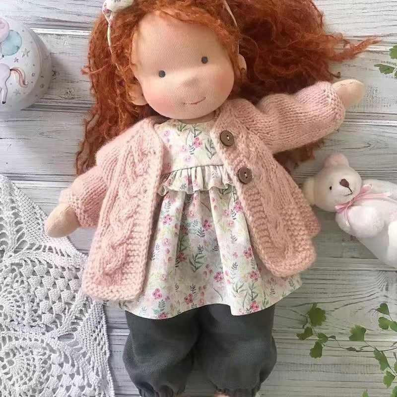 Handmade Waldorf Doll for Creative Play, Ages 3+ - view 13