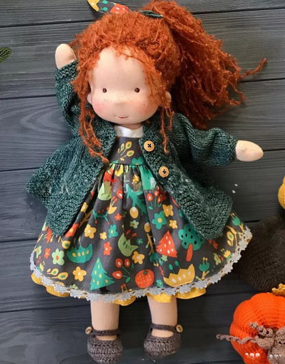 Handmade Waldorf Doll for Creative Play, Ages 3+ - view 14