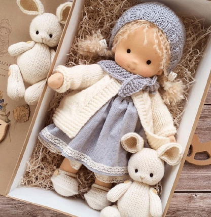 Handmade Waldorf Doll for Creative Play, Ages 3+ - view 3