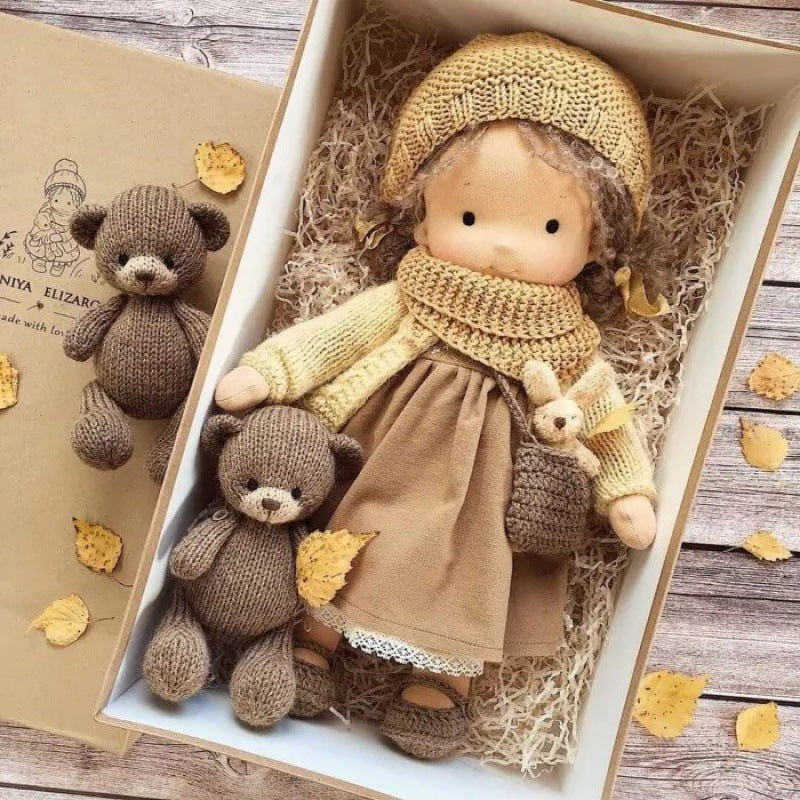 Handmade Waldorf Doll for Creative Play, Ages 3+ - view 4