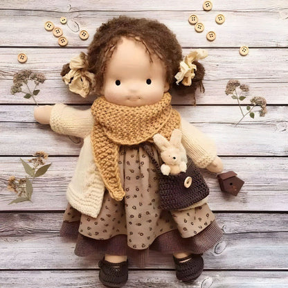 Handmade Waldorf Doll for Creative Play, Ages 3+ - view 8